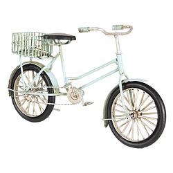 Foto van Clayre & eef blauwe model fiets 23*7*13 cm 6y3387