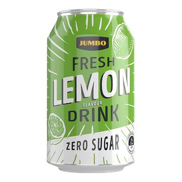 Foto van Jumbo fresh lemon flavour drink zero sugar 330ml