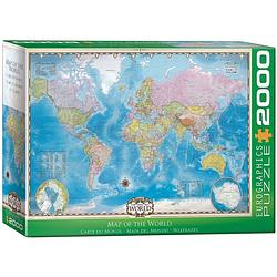 Foto van Eurographics map of the world (2000)