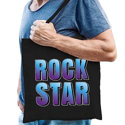 Foto van Rockstar kado tas zwart voor heren - feest boodschappentassen