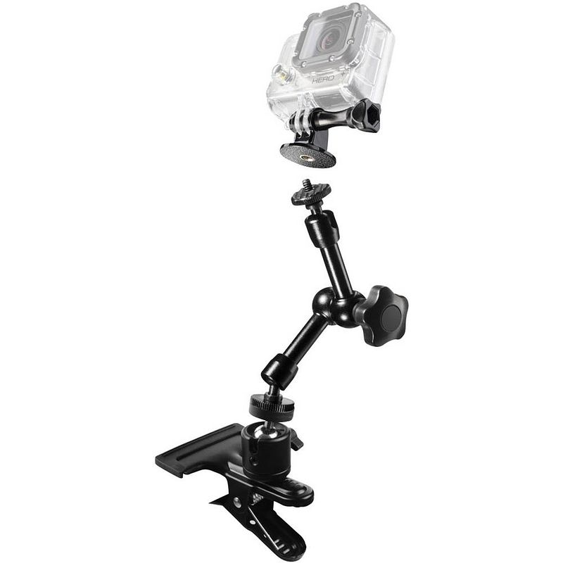 Foto van Mantona gopro clamp set i 20467 bevestigingsset