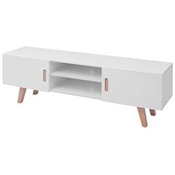 Foto van Vidaxl tv-meubel 150x35x48,5 cm mdf hoogglans wit