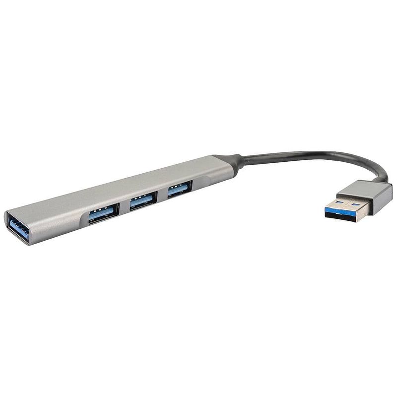 Foto van 4smarts usb-combi-hub spacegrijs