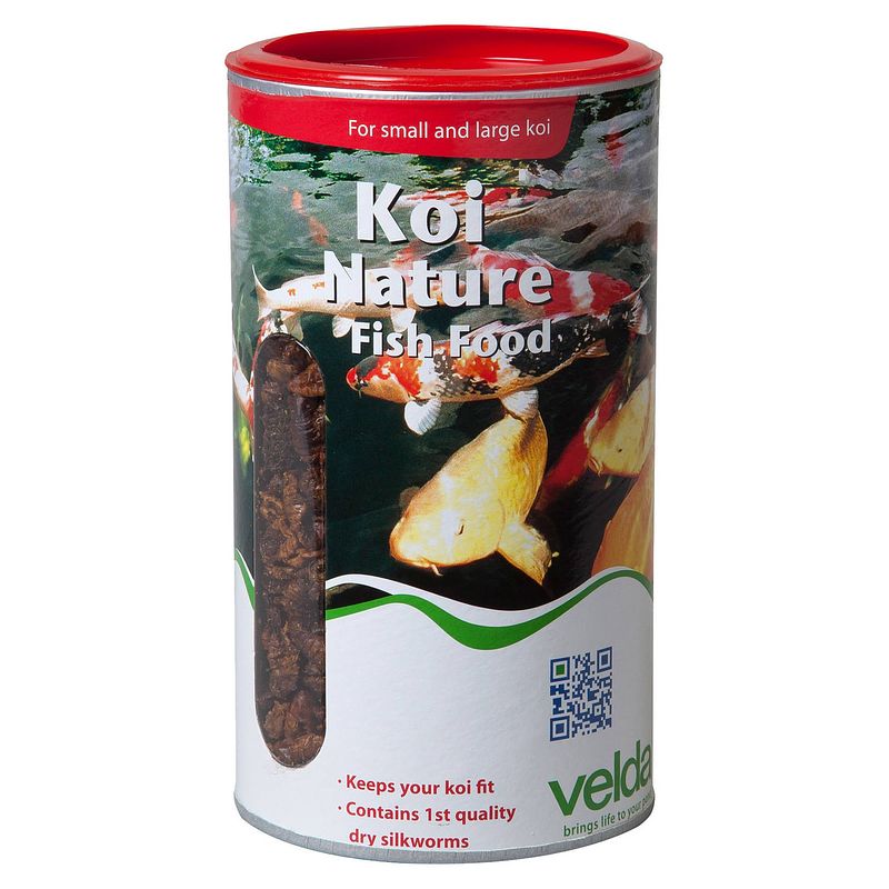 Foto van Velda - koi nature fish food 360 g-1250 ml