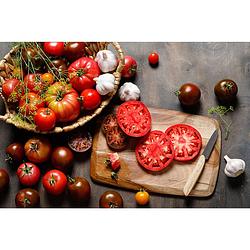 Foto van Inductiebeschermer - tomaten - 82x52 cm