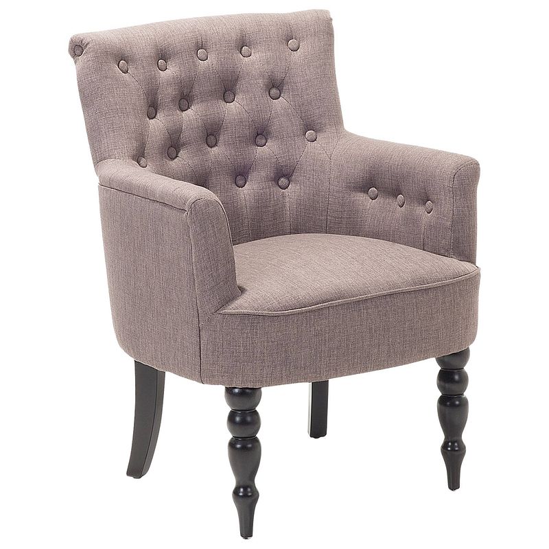 Foto van Beliani alesund - fauteuil-beige-polyester