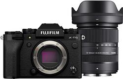 Foto van Fujifilm x-t5 zwart + sigma 18-50mm f/2.8 dc dn contemporary