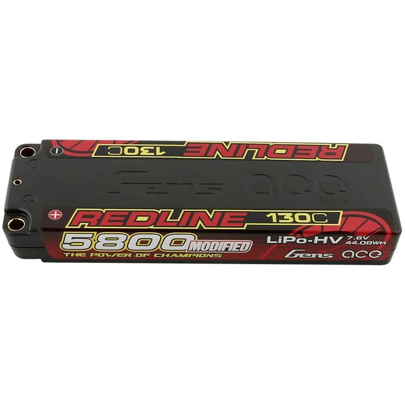 Foto van Gens ace lipo accupack 7.6 v 5800 mah aantal cellen: 2 130 c hardcase