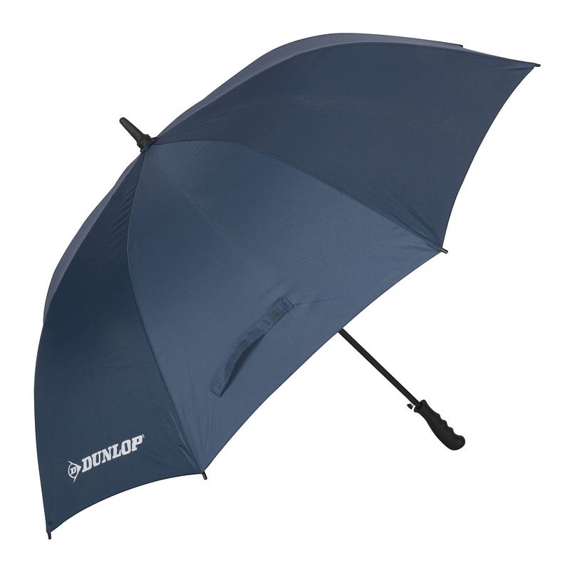 Foto van Automatische paraplu 76 cm doorsnede blauw - paraplu's