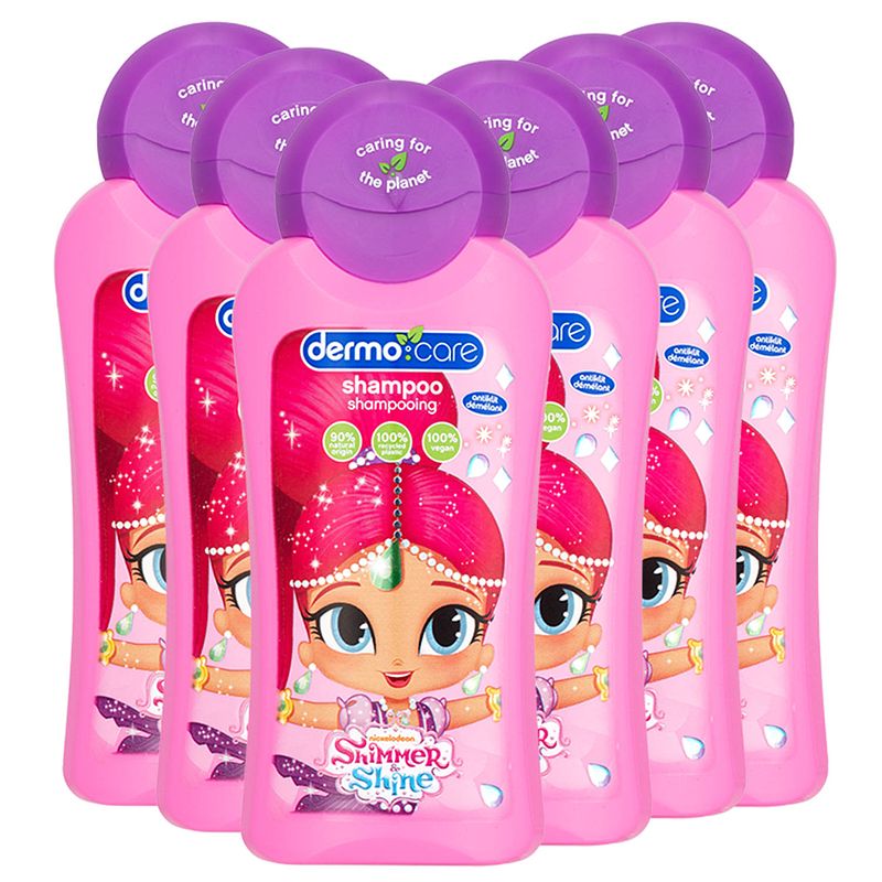 Foto van Dermo care - shimmer shine - shampoo - 6 x 200ml - voordeelverpakking