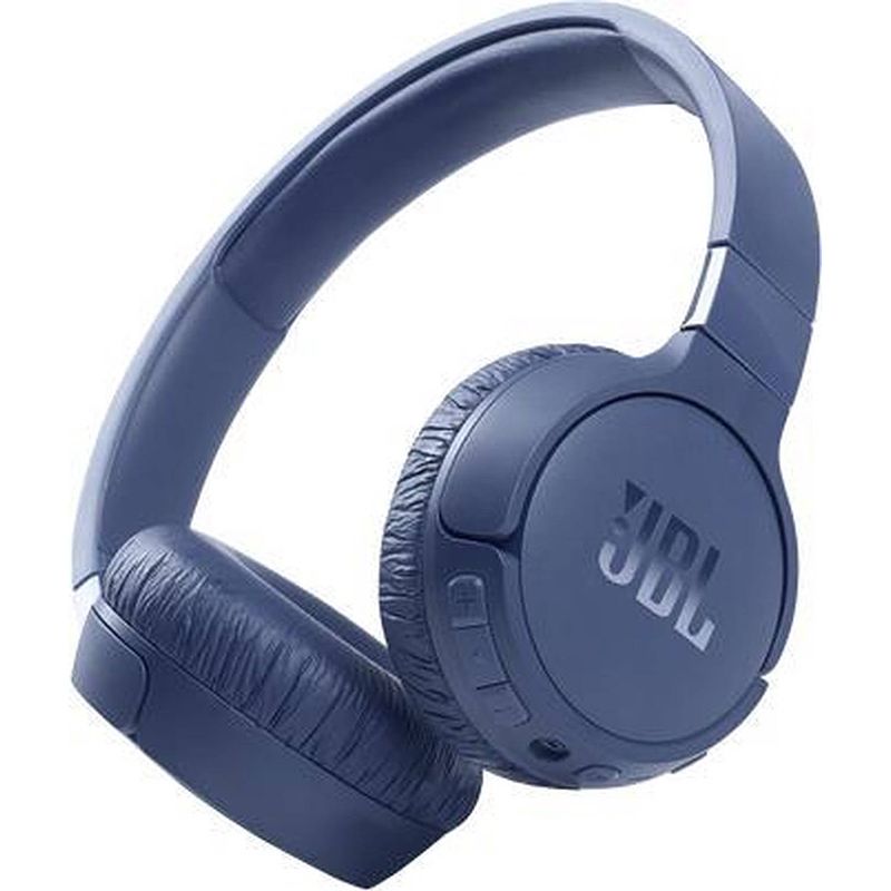 Foto van Jbl tune 660nc blauw - draadloze on-ear noise cancelling koptelefoon