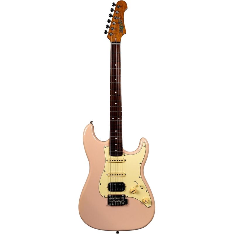 Foto van Jet guitars js-400 pink rw elektrische gitaar