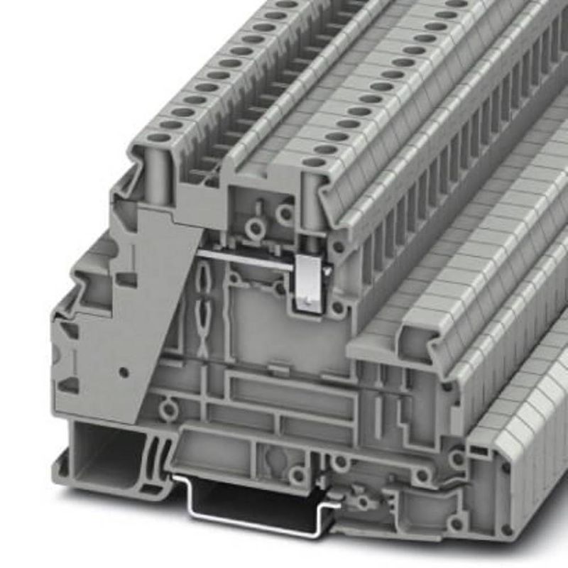 Foto van Phoenix contact ut 4-l 3214363 meeretageklem 0.14 mm² 6 mm² grijs 50 stuk(s)