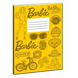 Foto van Barbie notitieboek meisjes b5 papier 40 pagina's geel