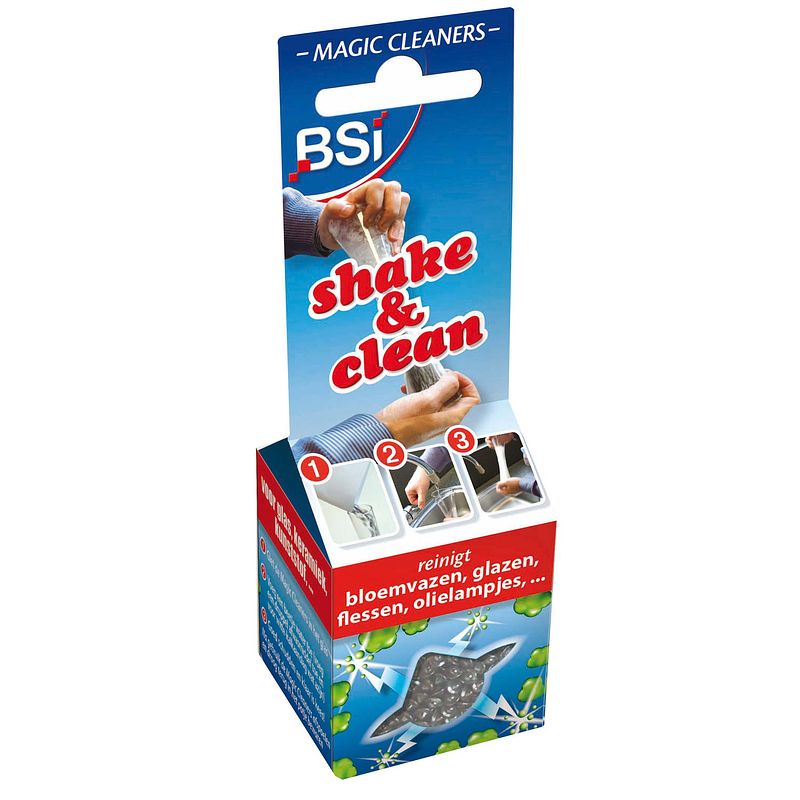 Foto van Bsi schoonmaakkogels magic cleaners metaal zilver