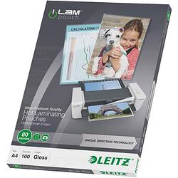 Foto van Leitz lamineerfolie din a4 80 micron glanzend 100 stuk(s)