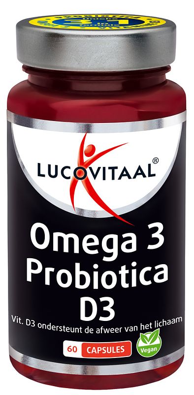 Foto van Lucovitaal omega 3 probiotica d3 capsules