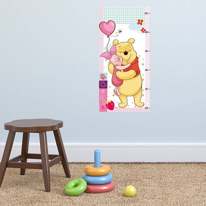 Foto van Walplus kids decoratie sticker - disney winnie groeimeter