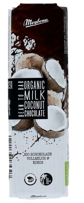 Foto van Meybona organic milk coconut chocolate