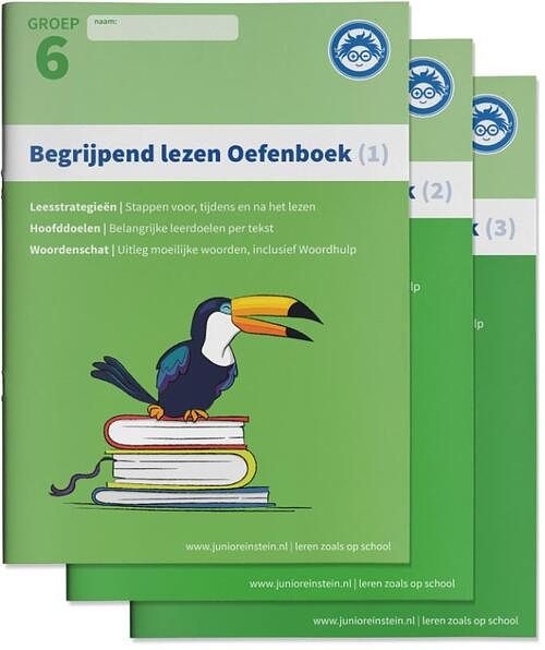 Foto van Begrijpend lezen oefenboeken compleet - paperback (9789492265180)