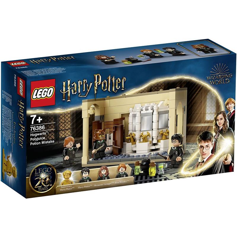 Foto van Lego harry potter zweinstein wisseldrank vergissing