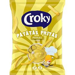 Foto van Croky patatas fritas pickles flavour 100g aanbieding bij jumbo | 2 voor 3.00