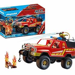 Foto van Playmobil city action brandweerwagen 71194