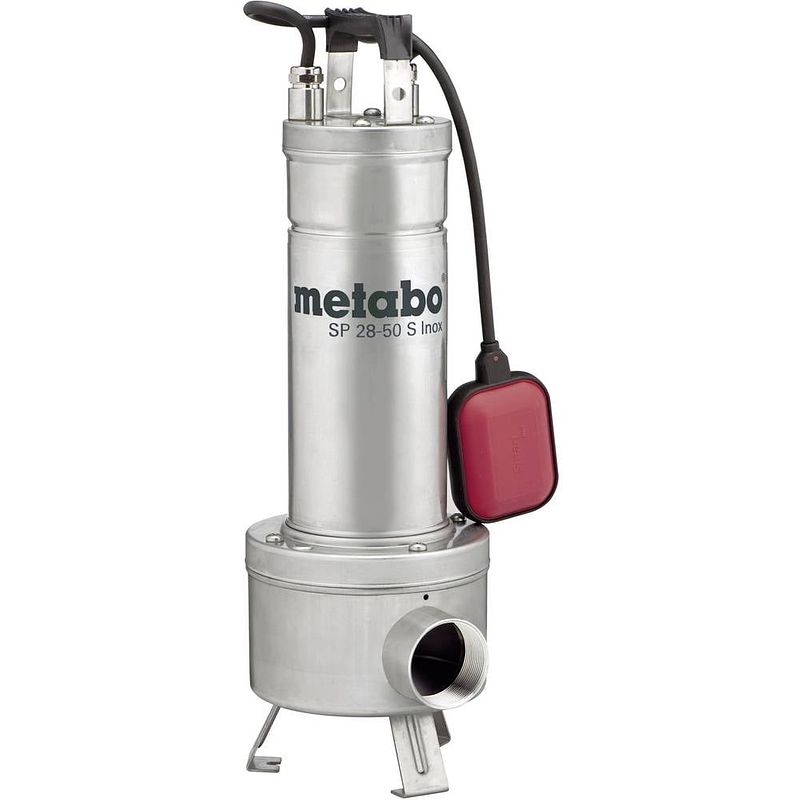 Foto van Metabo sp 28-50 s inox 6.04114.00 dompelpomp voor vervuild water 28000 l/h 12 m