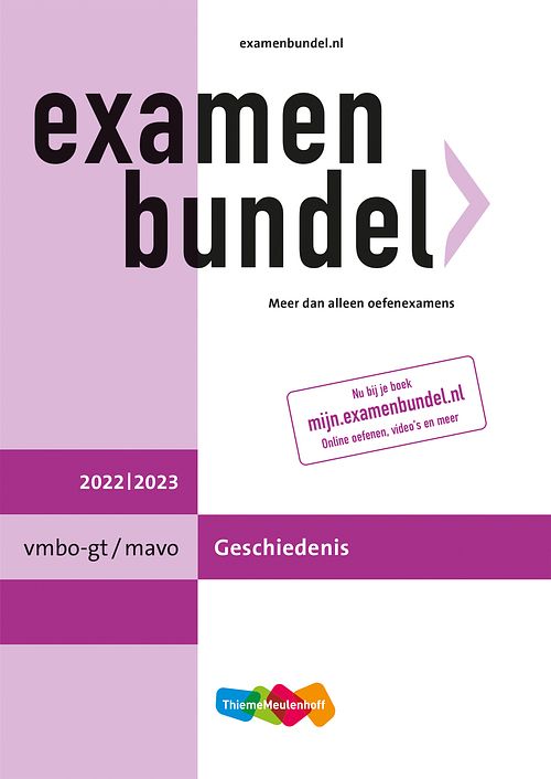 Foto van Examenbundel vmbo-gt/mavo geschiedenis 2022/2023 - e.g. arnold - paperback (9789006639865)