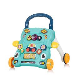 Foto van Chipolino funny amimals loopwagen met speelauto & muziek blauw