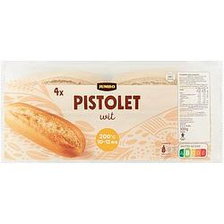 Foto van Jumbo pistolet wit 4 stuks