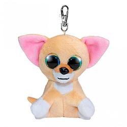 Foto van Lumo stars knuffel chihuahua nami junior 8,5 cm pluche beige