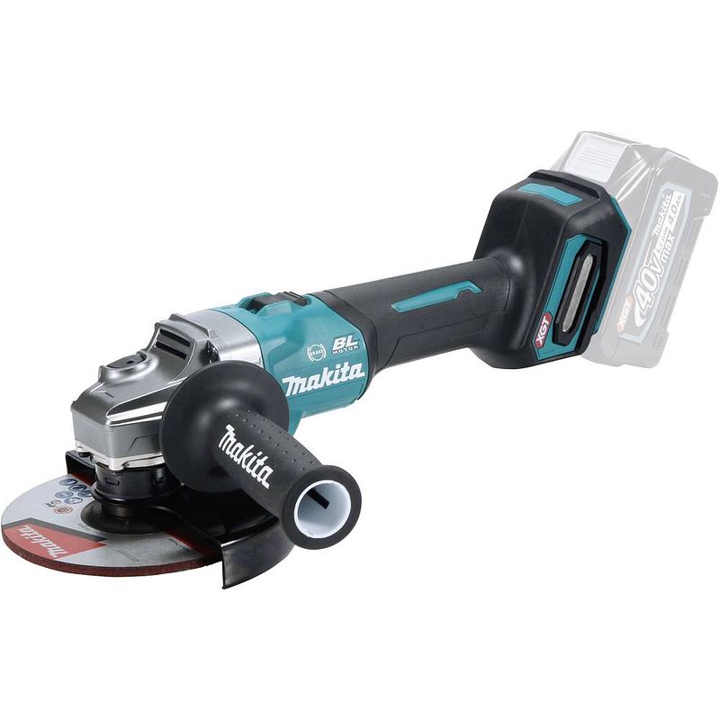 Foto van Makita makita ga035gz haakse accuslijper 150 mm zonder accu 40 v