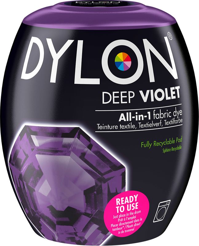 Foto van Dylon deep violet all-in-1 textielverf