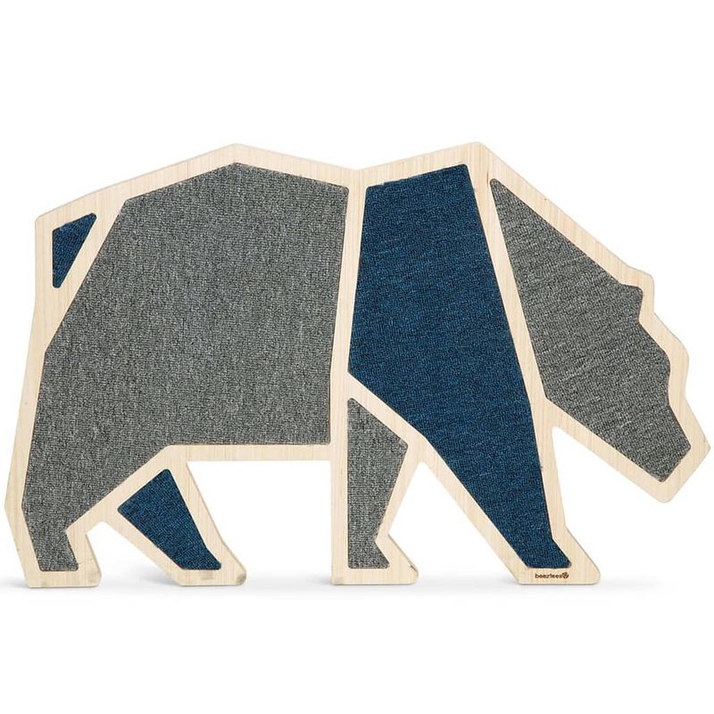 Foto van Beeztees - bz hout krabplank blue bear 84x54x1,8