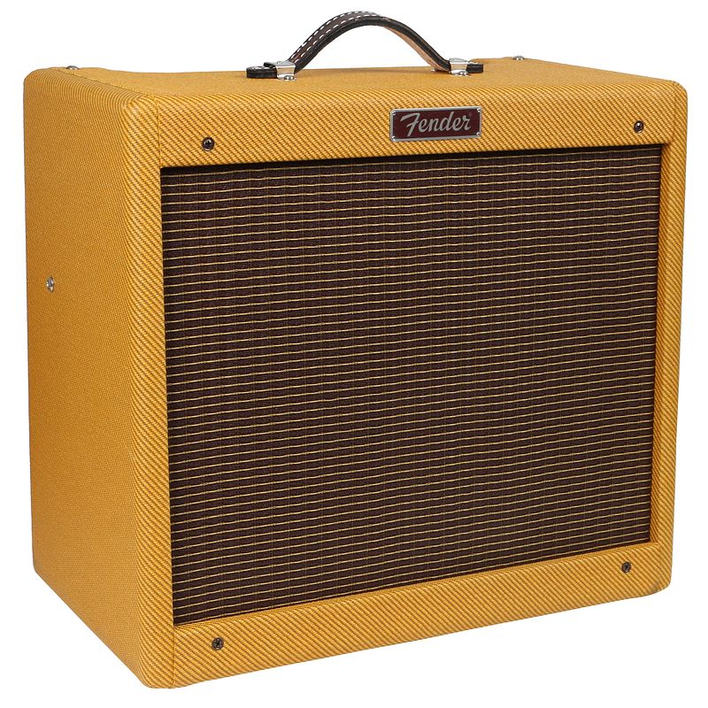 Foto van Fender blues junior lacquered tweed 15w 1x12 buizencombo