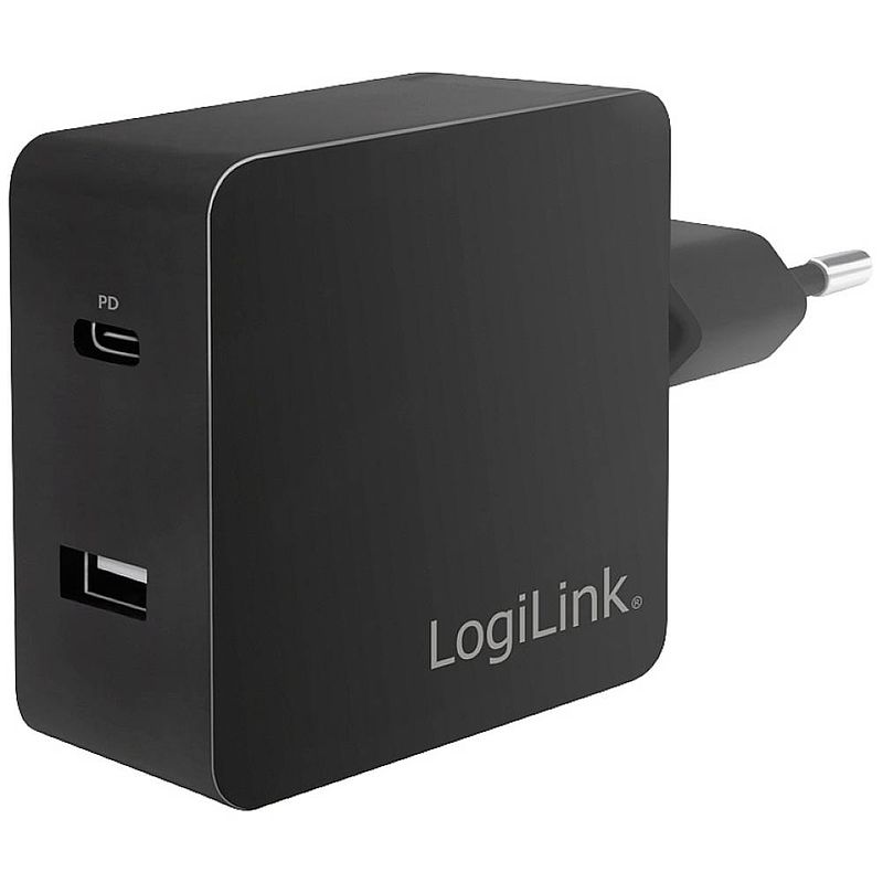 Foto van Logilink logilink pa0219 usb-oplader binnen, thuis uitgangsstroom (max.) 3000 ma 2 x usb-c bus (power delivery), usb-a