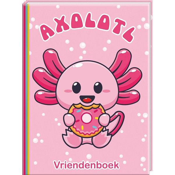 Foto van Boek vriendenboek axolotl