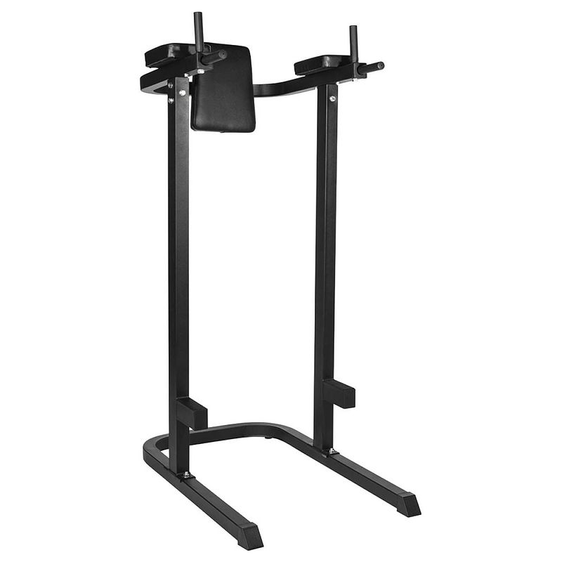 Foto van Gorilla sports dipstation pro zwart -belastbaar tot 120 kg