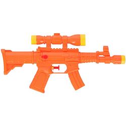 Foto van Waterpistool/waterpistolen oranje 29 cm - waterpistolen