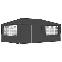 Foto van Vidaxl partytent met zijwanden professioneel 90 g/m² 4x6 m antraciet