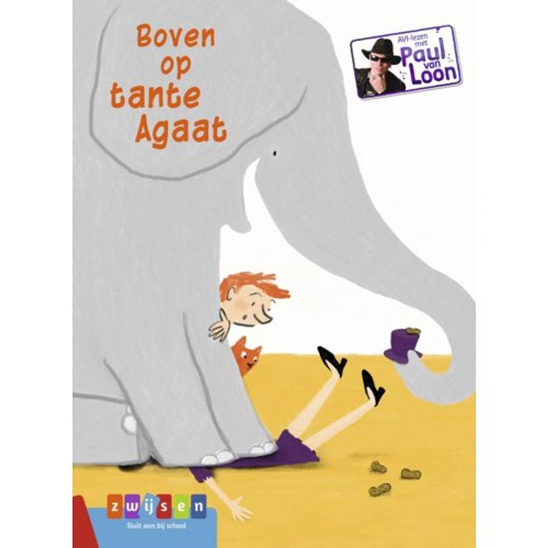 Foto van Boven op tante agaat - avi-lezen met paul van loon