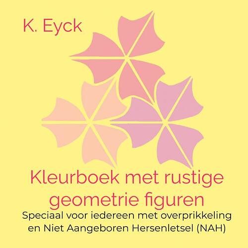 Foto van Kleurboek met rustige geometrie figuren - k. eyck - paperback (9789403668888)