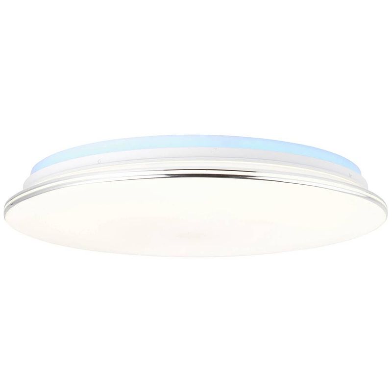 Foto van Brilliant g97046/15 edna led-plafondlamp led energielabel: f (a - g) 32 w wit, chroom