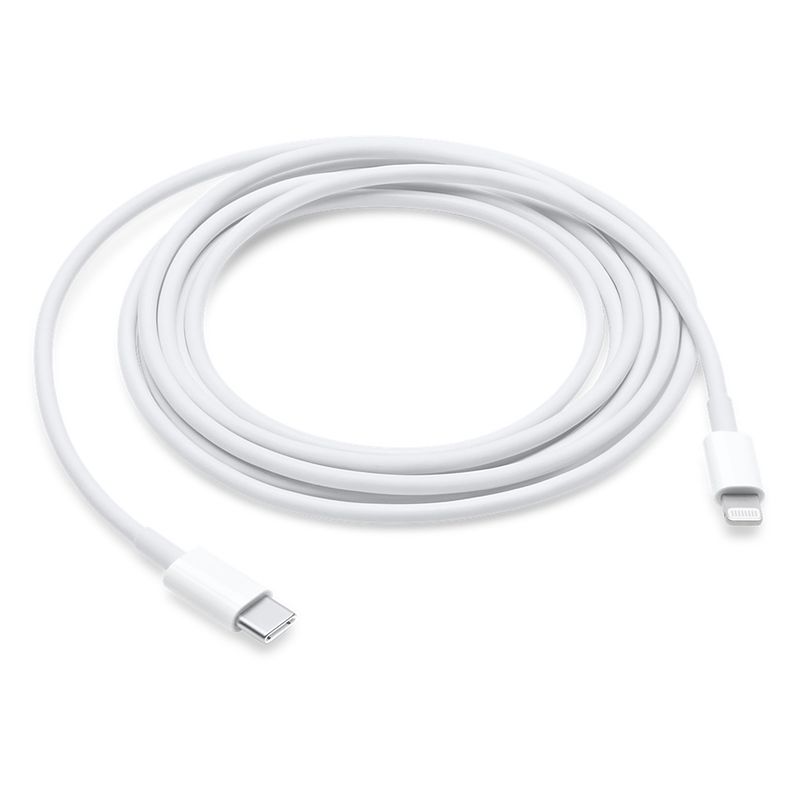 Foto van Apple usb-c-naar-lightning-kabel (2 m) telefonie accessoire wit