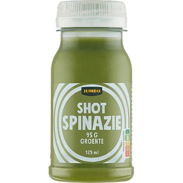 Foto van Jumbo groenteshot komkommer courgette spinazie banaan appel avocado 125ml