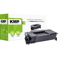 Foto van Kmp toner vervangt kyocera tk-3160 compatibel zwart 14000 bladzijden k-t80