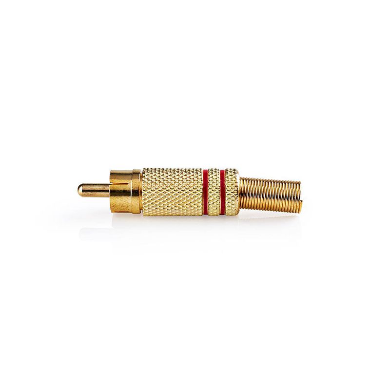 Foto van Nedis rca-connector - cavc24903rdg - goud