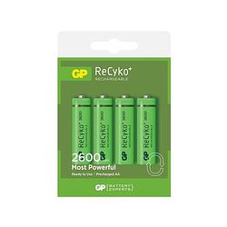 Foto van Gp aa recyko+ 2600mah - 4 stuks