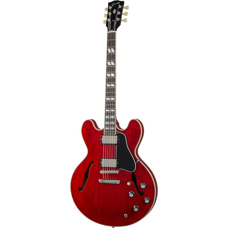 Foto van Gibson original collection es-345 60s cherry semi-akoestische gitaar met koffer